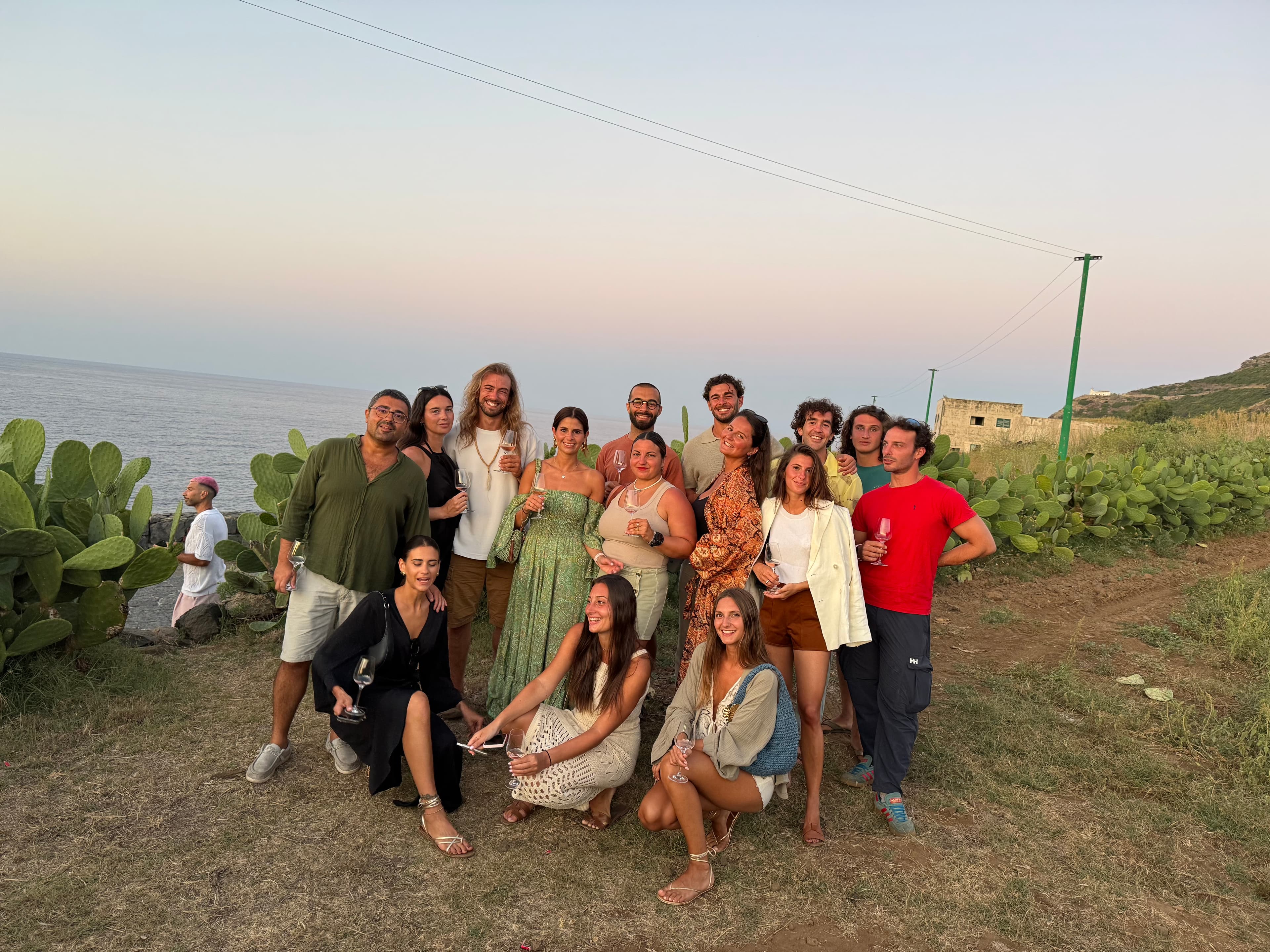 Serata al diving center